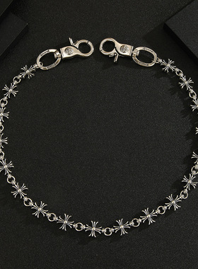 男女个性十字架裤包包朋克挂链