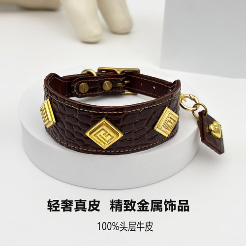 支持定制可调节个性宠物狗项圈