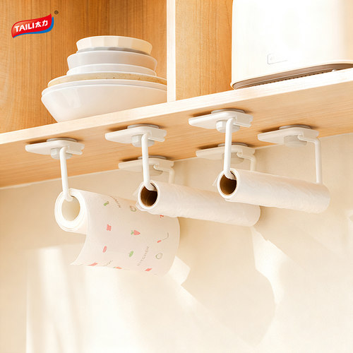 太力2025新品双吸盘悬挂式纸巾架