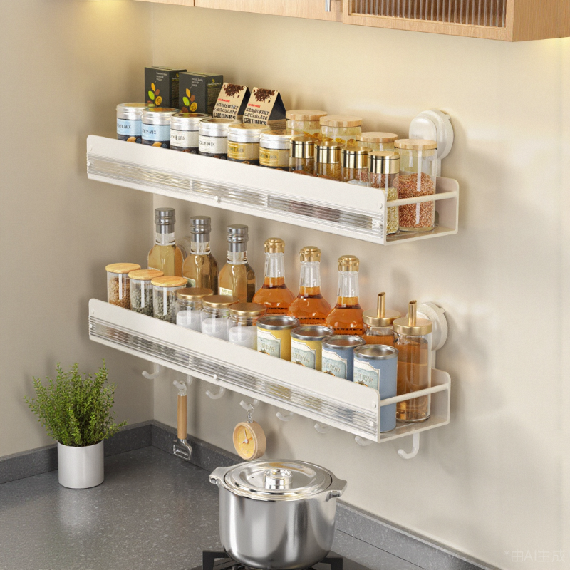 太力免打孔吸盘调料架