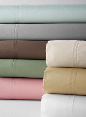 台湾新加坡尺寸400TC100%纯棉全棉床笠床包被套枕套fittedSheet