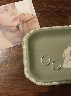 巨推荐自制韩国out of label椭圆形通体S925纯银耳钉happyrim同款