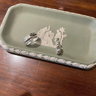 happyrim同款 label 通体S925纯银亮银戒指ins风高级感 自制out