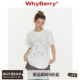 WhyBerry 少女感印花宽松t恤原创卡通纯棉短袖 26SS 草莓音乐家