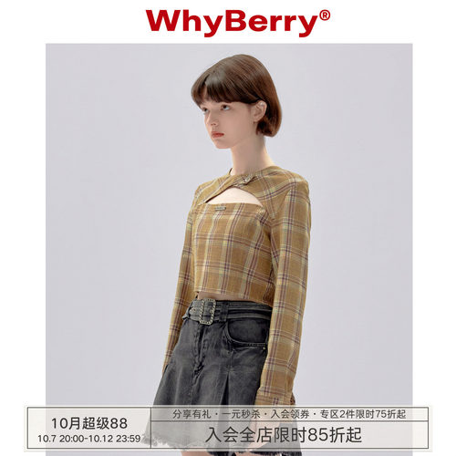 长袖长袖上衣WhyBerry镂空