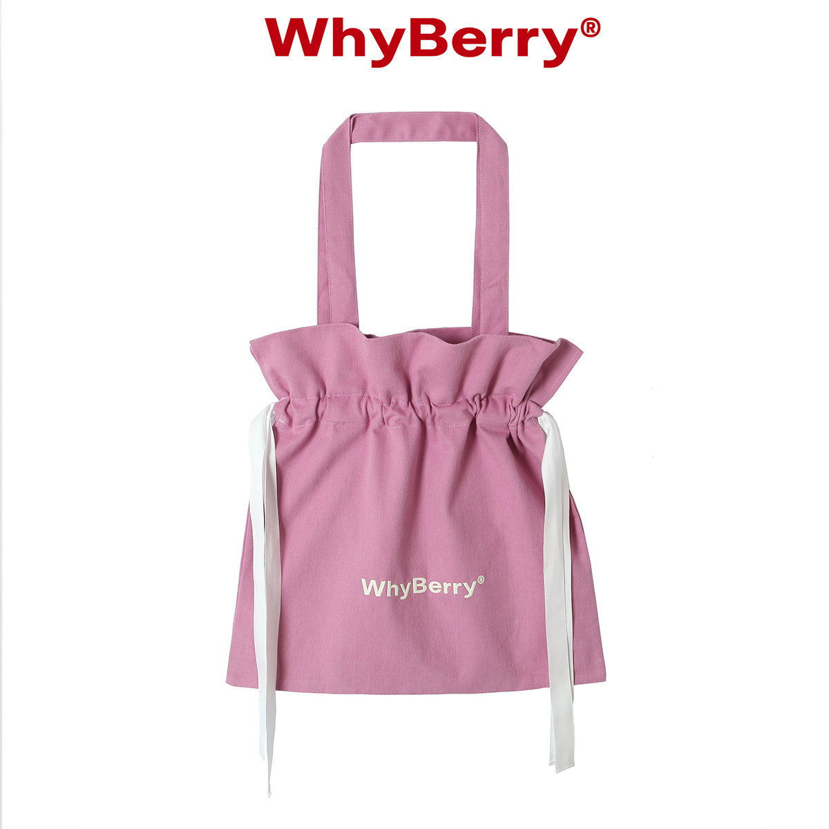 whyberry 绑带抽绳手提包