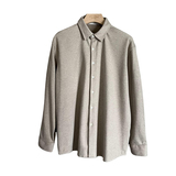 轻熟风加厚磨毛衬衫黑S133/P68控98，男装衬衫，电商A242