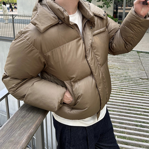 轻熟风加厚羽绒棉棉衣 黑色 MY05/P165  控215图片
