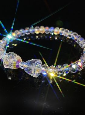 施家切割元素在逃公主水晶手链女