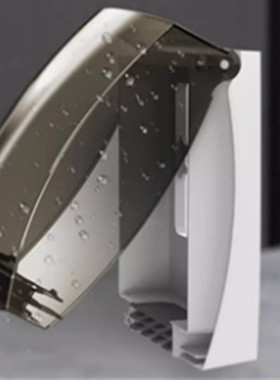 鸿雁防溅盒插座防水盒卫生间厨房专用防水等级55的92HSTF55Z/T-C