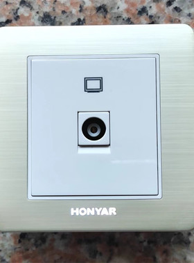 鸿雁电视插座Tiber.TB系列/开关插座/TB86ZTVI