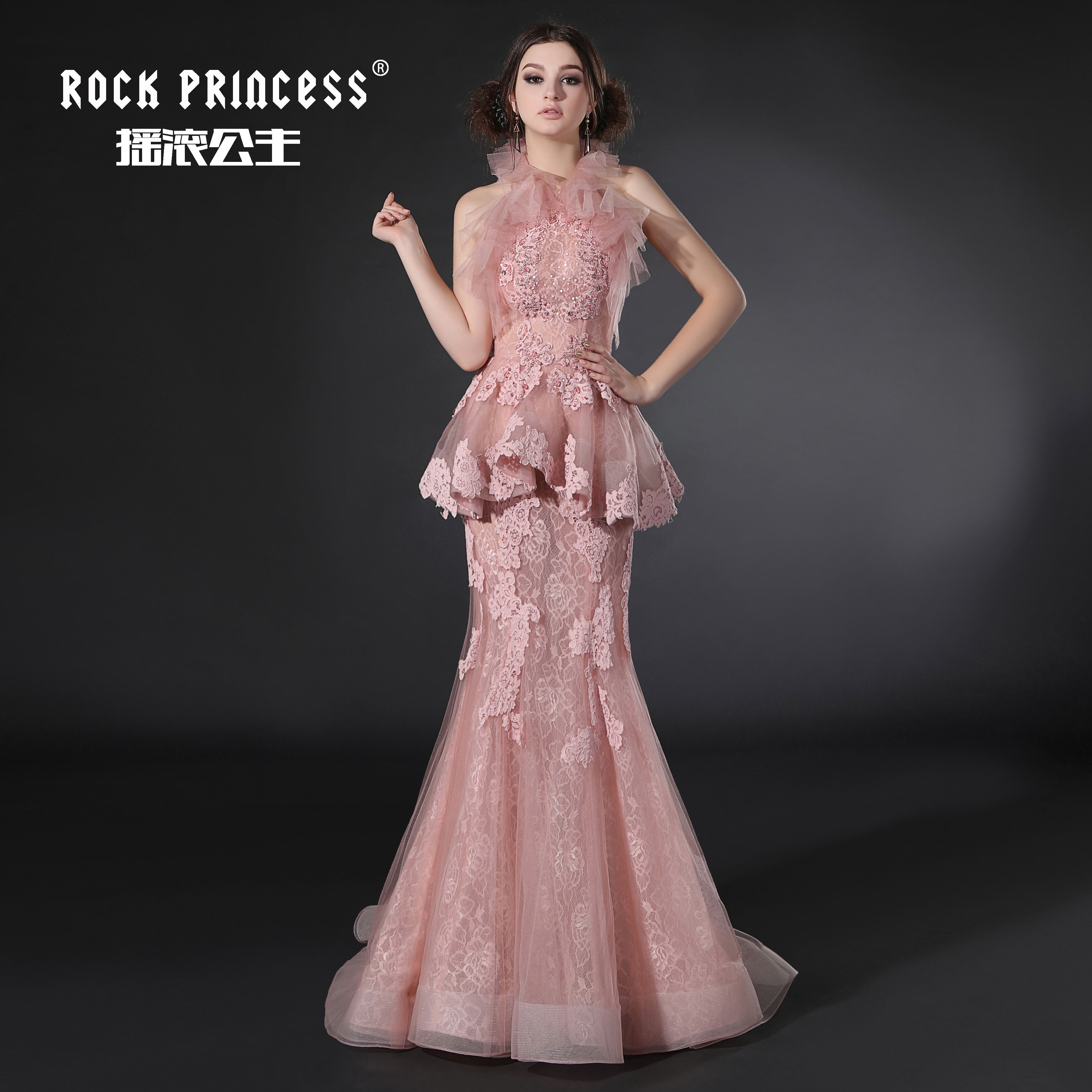 魚尾修身款2019韓式結婚新款豆沙色蕾絲收腰顯瘦婚紗禮服在類目 女裝/女士精品, 婚紗/旗袍/禮服, 婚紗中 - 來自Buy2taobao.com提供專業的淘寶代購服務