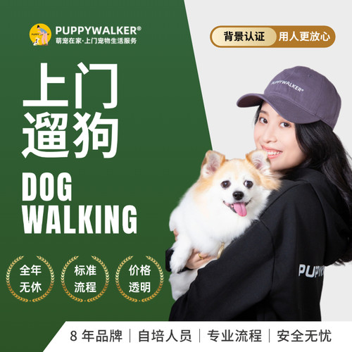 萌宠在家上门代遛狗宠物春节预约