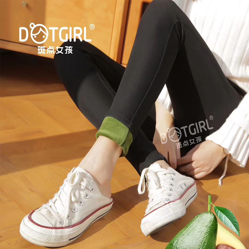 打底裤加厚打底裤斑点女孩