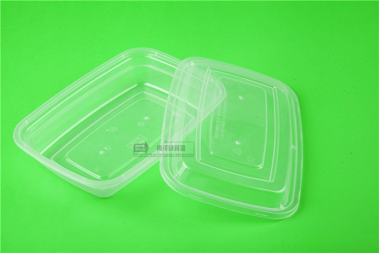 一次性塑料透明外卖餐具寿司盒