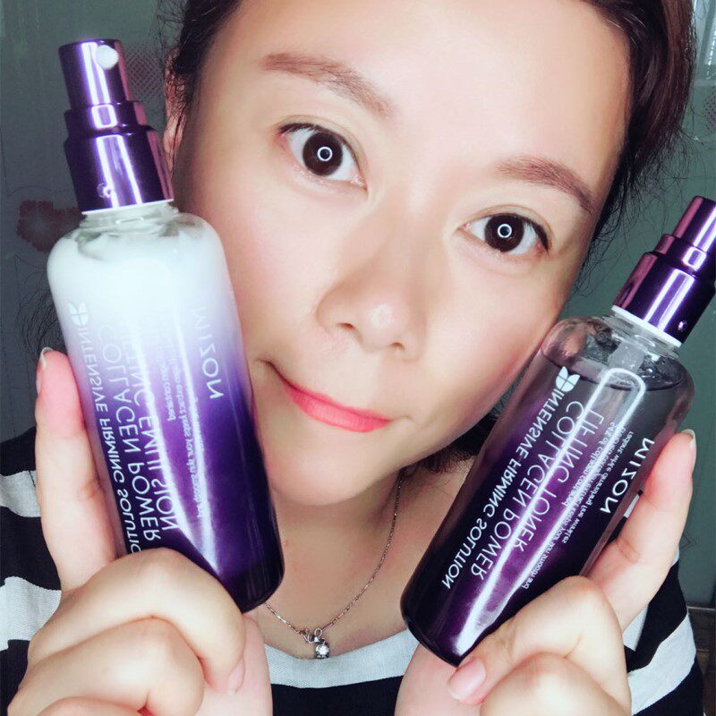 mizon谜之芬胶原蛋白水乳面霜套装 韩国进口补水嫩肤提亮紧致护肤