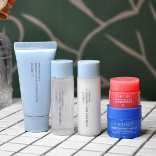 兰芝水乳致青春水酷套装 小样 护肤品水乳精华洁面四件套试用装