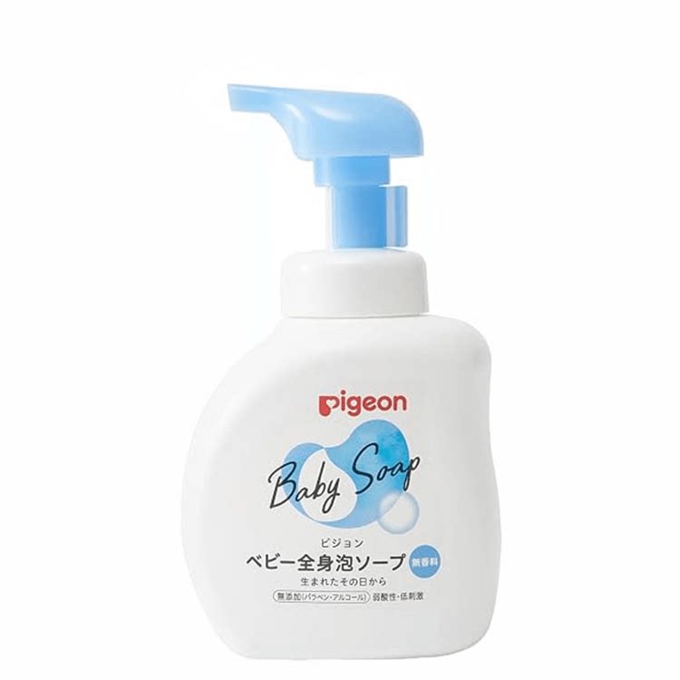 日本贝亲儿童沐浴露洗发水二合一沐浴乳/沐浴露