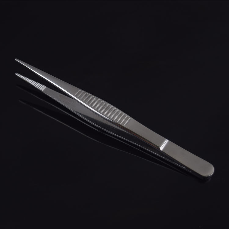 加厚不锈钢医用尖头镊子 高品质精密尖嘴镊子 diy维修工具直夹子