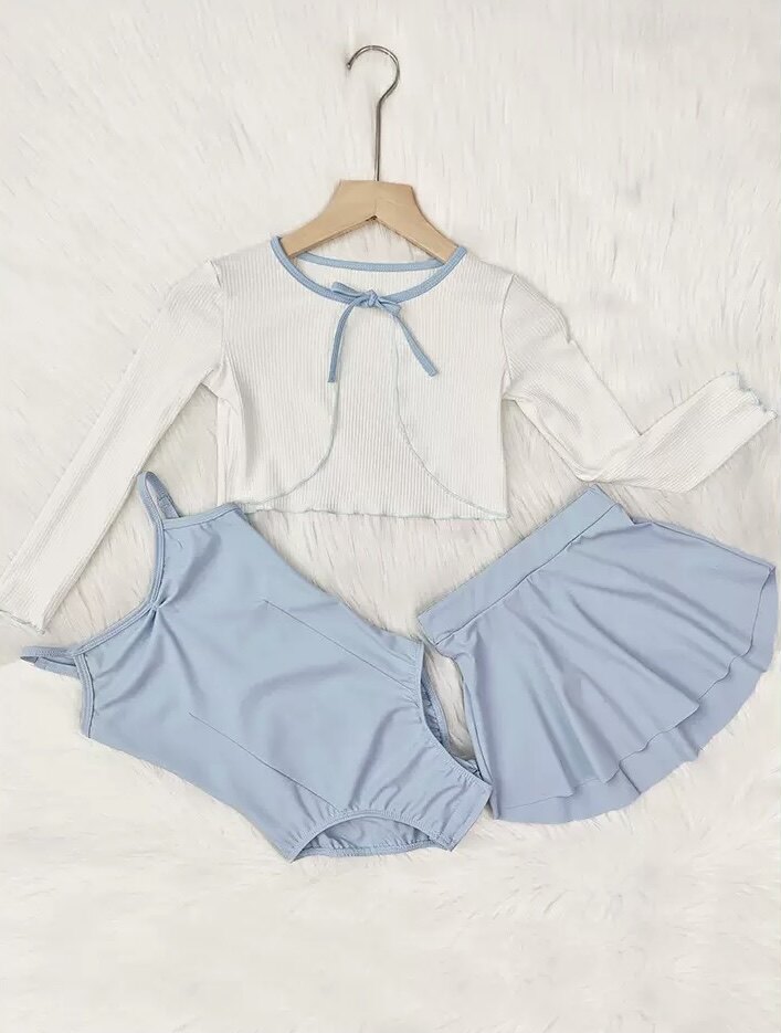 儿童芭蕾舞练功服女童演出考级形芭蕾舞服