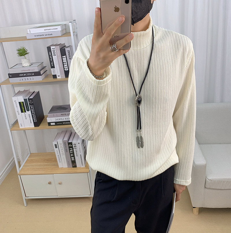 610A-3-TX170-P53高领韩版男装T恤休闲长袖衣服,男装T恤,星座610A-3（原钱塘4015)