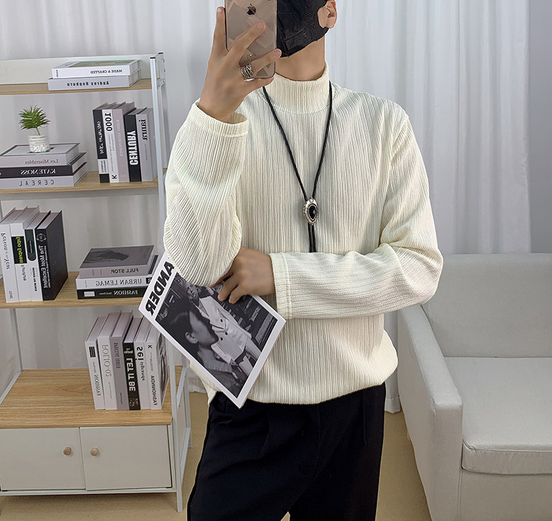 610A-3-TX170-P53高领韩版男装T恤休闲长袖衣服,男装T恤,星座610A-3（原钱塘4015)