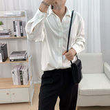 610A-3-CS074-P63男士长袖衬衫休闲白色帅气衬衣秋季上衣，男装衬衫，星座610A-3（原钱塘4015)