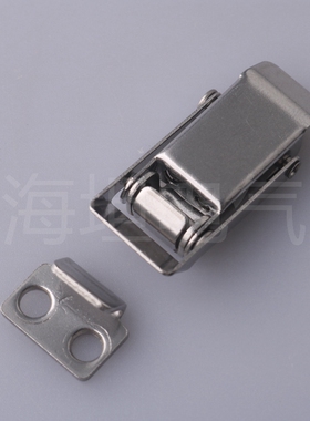 304不锈钢扁嘴鸭嘴扣搭扣DK621-1工具箱卡扣 弹簧箱包锁扣门扣