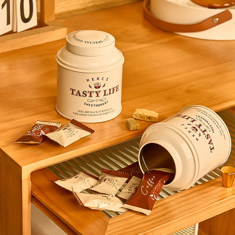 ins风曲奇饼干包装铁罐铁盒可可脆片糖果罐子雪花酥罐牛轧糖盒子,厨房/烹饪用具,点心包装盒/包装袋,淘宝优惠券,粉丝福利购,淘宝优惠卷