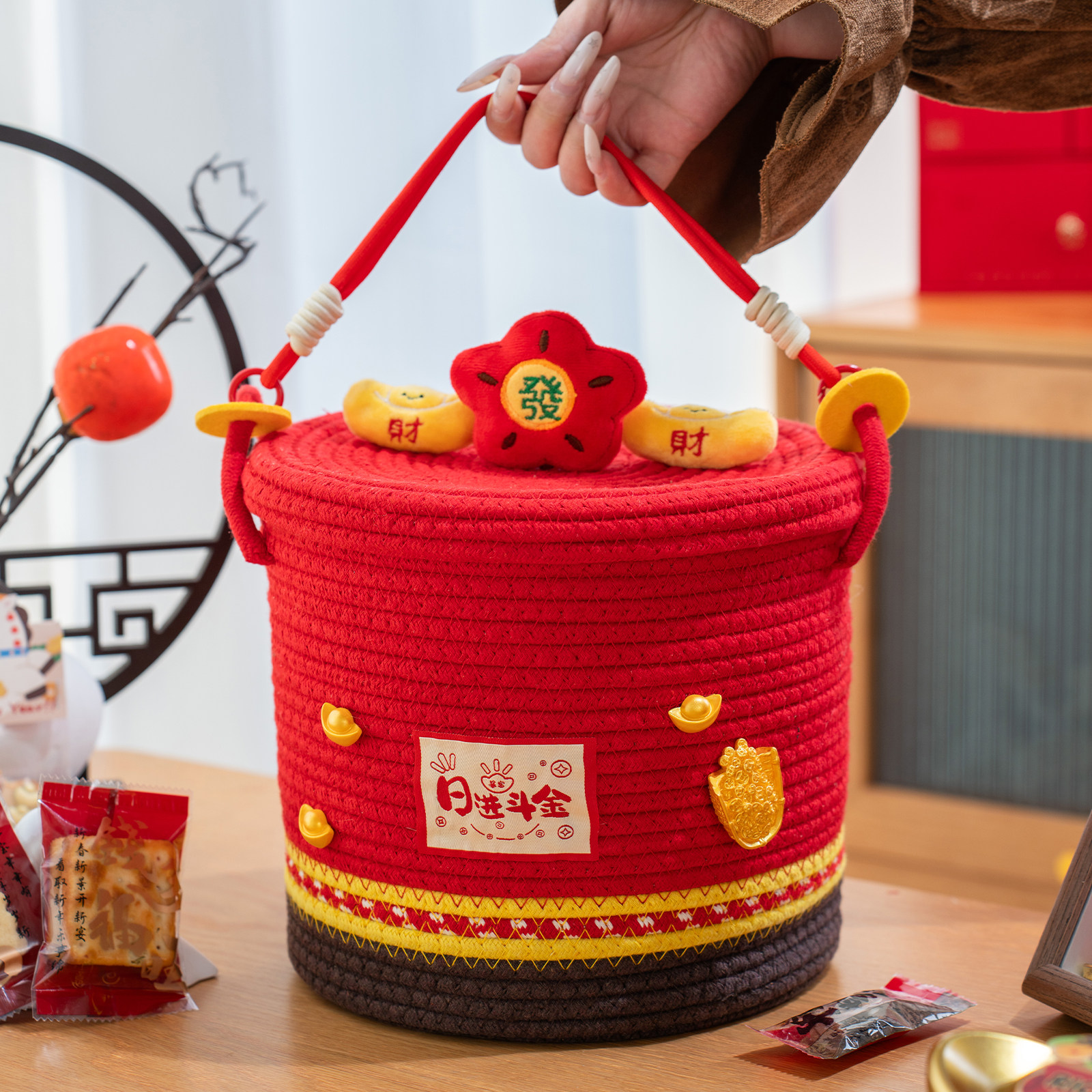 2026新年包装盒礼品盒牛轧糖雪花酥年货空盒子饼干礼盒抱抱桶马年,厨房/烹饪用具,点心包装盒/包装袋,淘宝优惠券,粉丝福利购,淘宝优惠卷