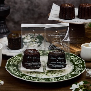 可露丽包装袋透明卷边袋纸杯蛋糕曲奇小袋子玛德琳烘焙饼干袋