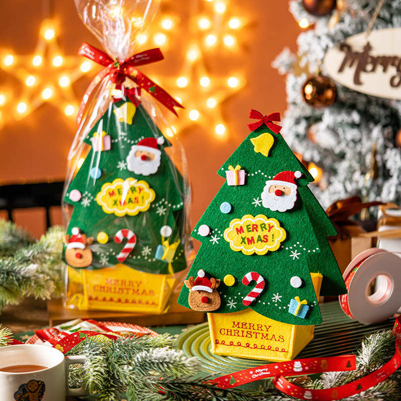 2025创意圣诞树毛毡包