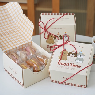 2025饼干包装盒达克瓦兹礼盒糖果饼干曲奇包装雪花酥礼品盒空盒子