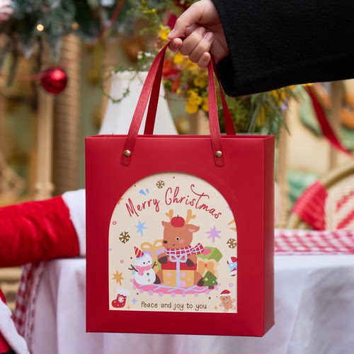 2026新年包装盒礼盒手提空盒子马年烘焙饼干雪花酥盒年货伴手圣诞