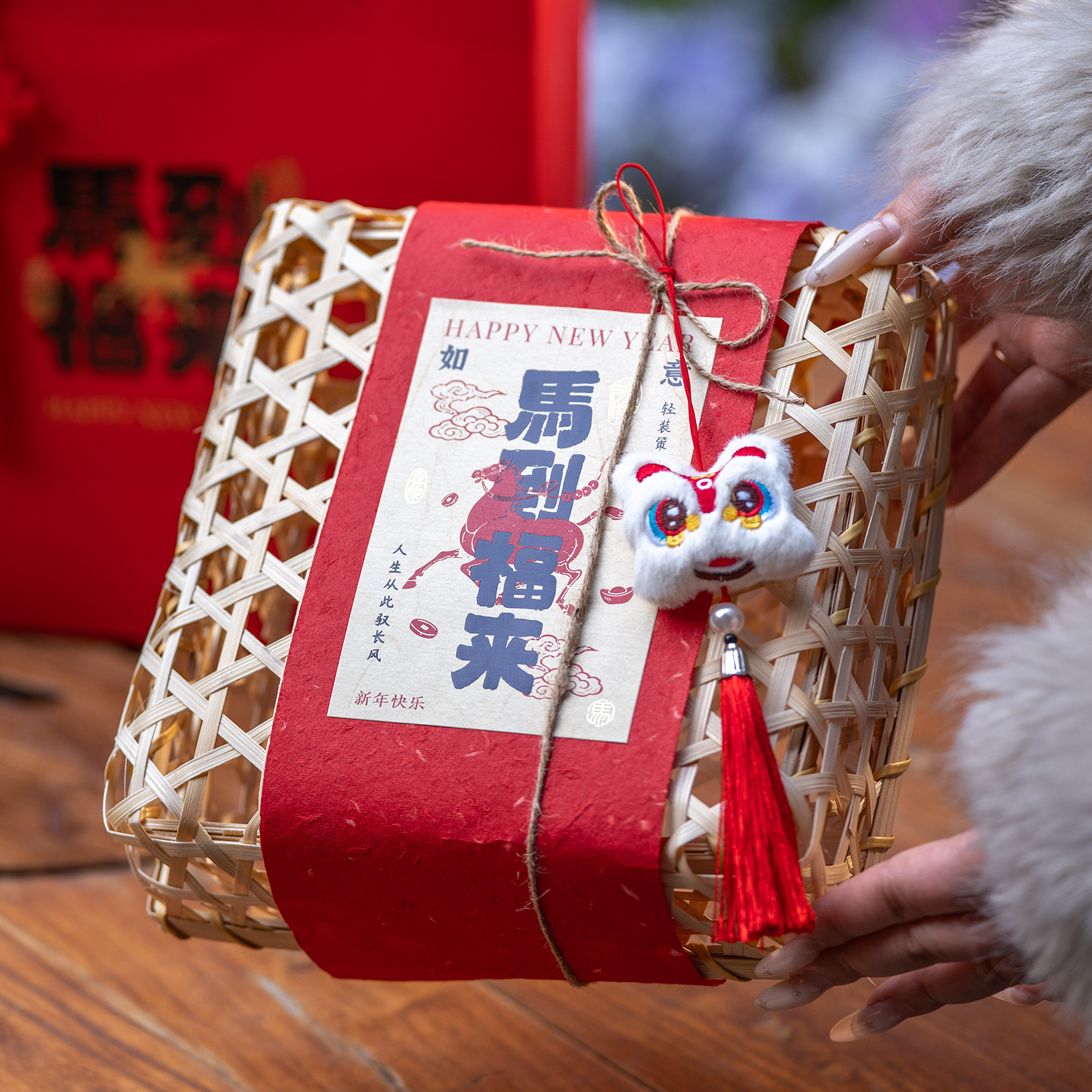 2026新年礼盒包装盒礼品盒牛轧糖雪花酥年货竹篮马年饼干空盒子,厨房/烹饪用具,点心包装盒/包装袋,淘宝优惠券,粉丝福利购,淘宝优惠卷