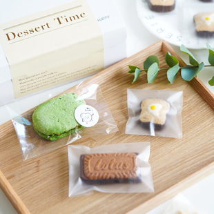 透明一次性包装袋子 曲奇纽扣饼干 费南雪马卡龙 达克瓦兹自粘袋