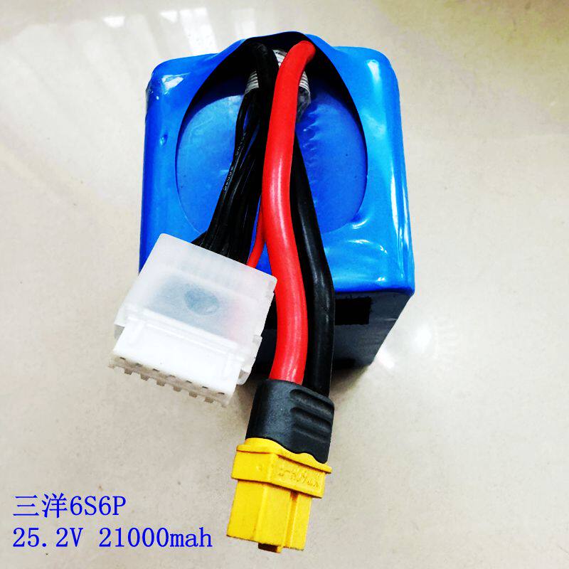 进口拆机三洋长续航18650锂电池组无人机航模25.2V6S6PMaya同款