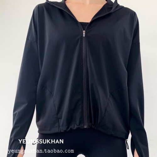 yeungsukhan*透气瑜伽夹克薄外套