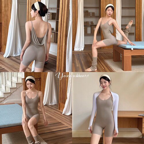 YEUNGSUKHAN轻塑线条连体服