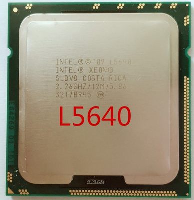 intel 至强 l5640 cpu 2.26G 6核12线程 1366针 cpu