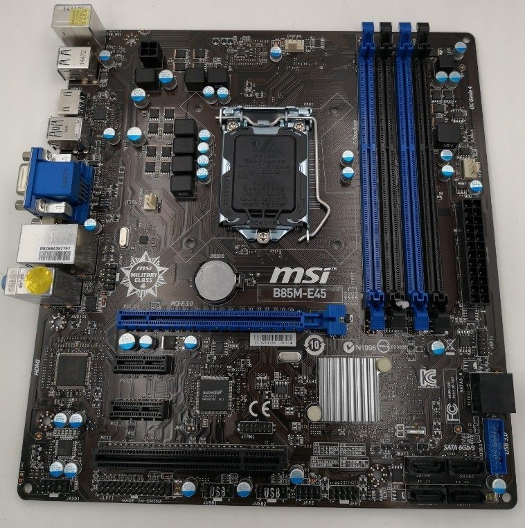 msi/微星 b85m-e45 1150针 台式机 hdmi 高清主板 ddr3