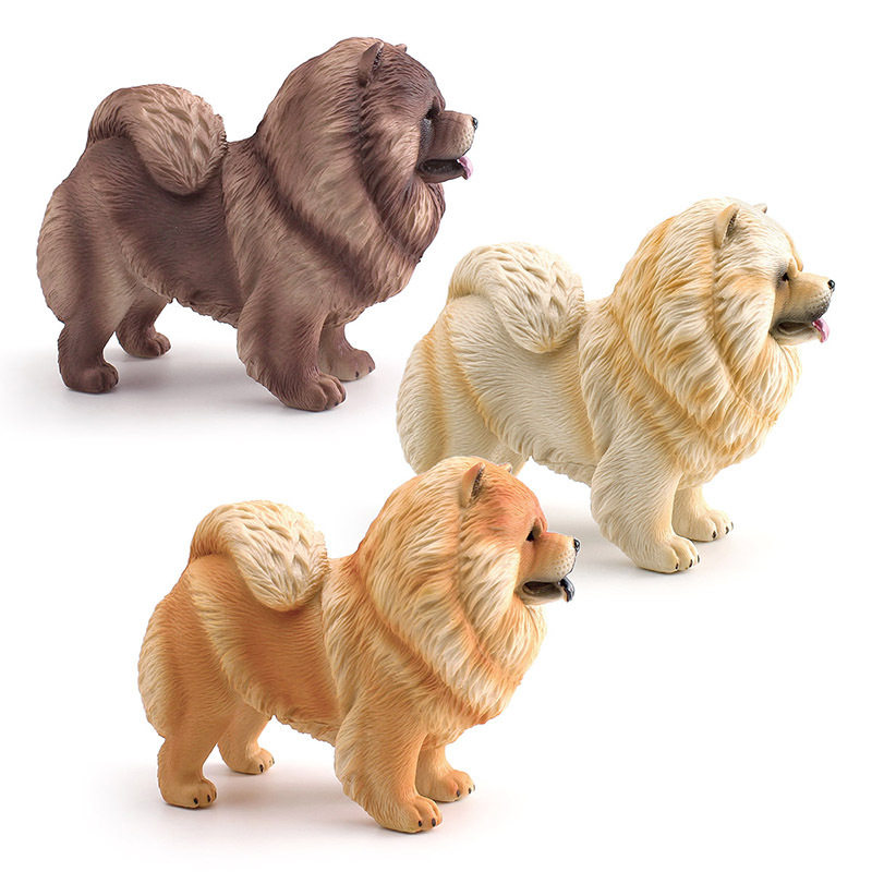 跨境仿真动物宠物犬松狮犬熊狮犬