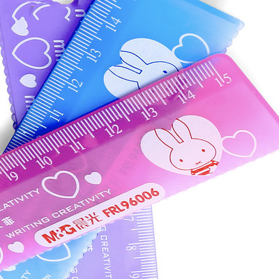 20cm波浪直尺晨光卡通