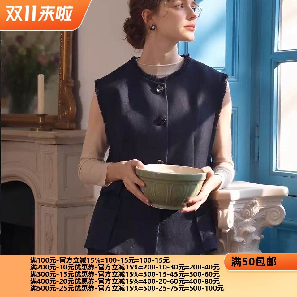 2026秋魅M系列 衣佳人折扣大码女装 简约流苏下摆 长裙半身裙5502