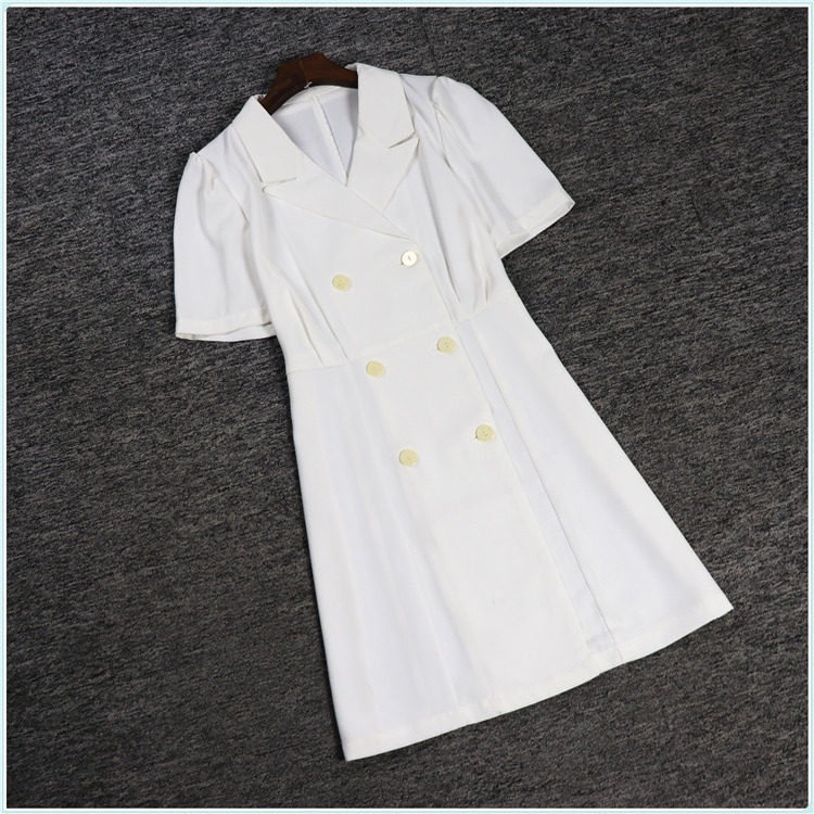2025夏Y美系列1 衣佳人折扣女装  大翻领 双排扣 简约连衣裙 109