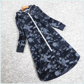 2021春汉派S系列 简约风衣外套 花色长款 衣佳人折扣女装 连帽个性