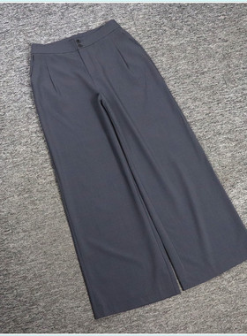 2025夏魅M系列 衣佳人折扣大码女装 简约 西裤阔腿裤长裤  8206