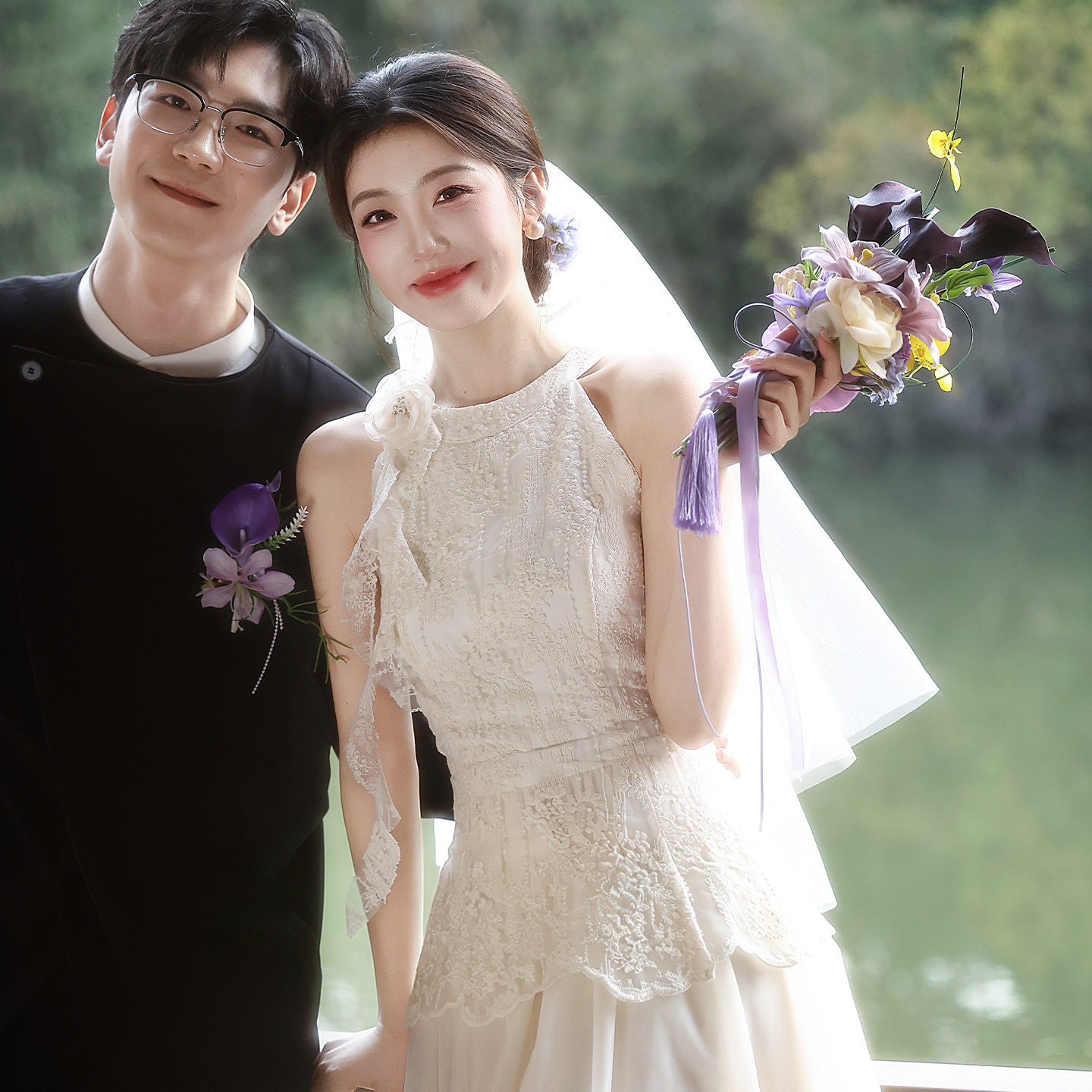 2026【心动】法式订婚礼服新娘结婚领证登记小白裙女日常连衣裙