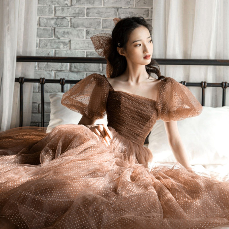 敬酒服2026夏季新款结婚新娘小礼服气质复古宴会订婚伴娘连衣裙