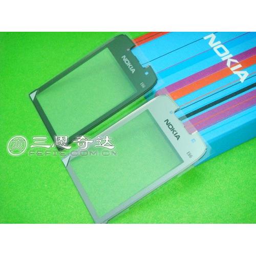 原装诺基亚手机外壳 NOKIA E66镜面 镜片 护镜 灰 白两色